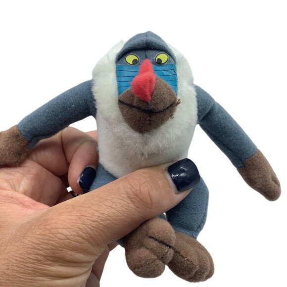 Vtg Walt Disney World Rafiki Plush Collectible Soft Stuffed Animal Toy 4.5" - Picture 5 of 6